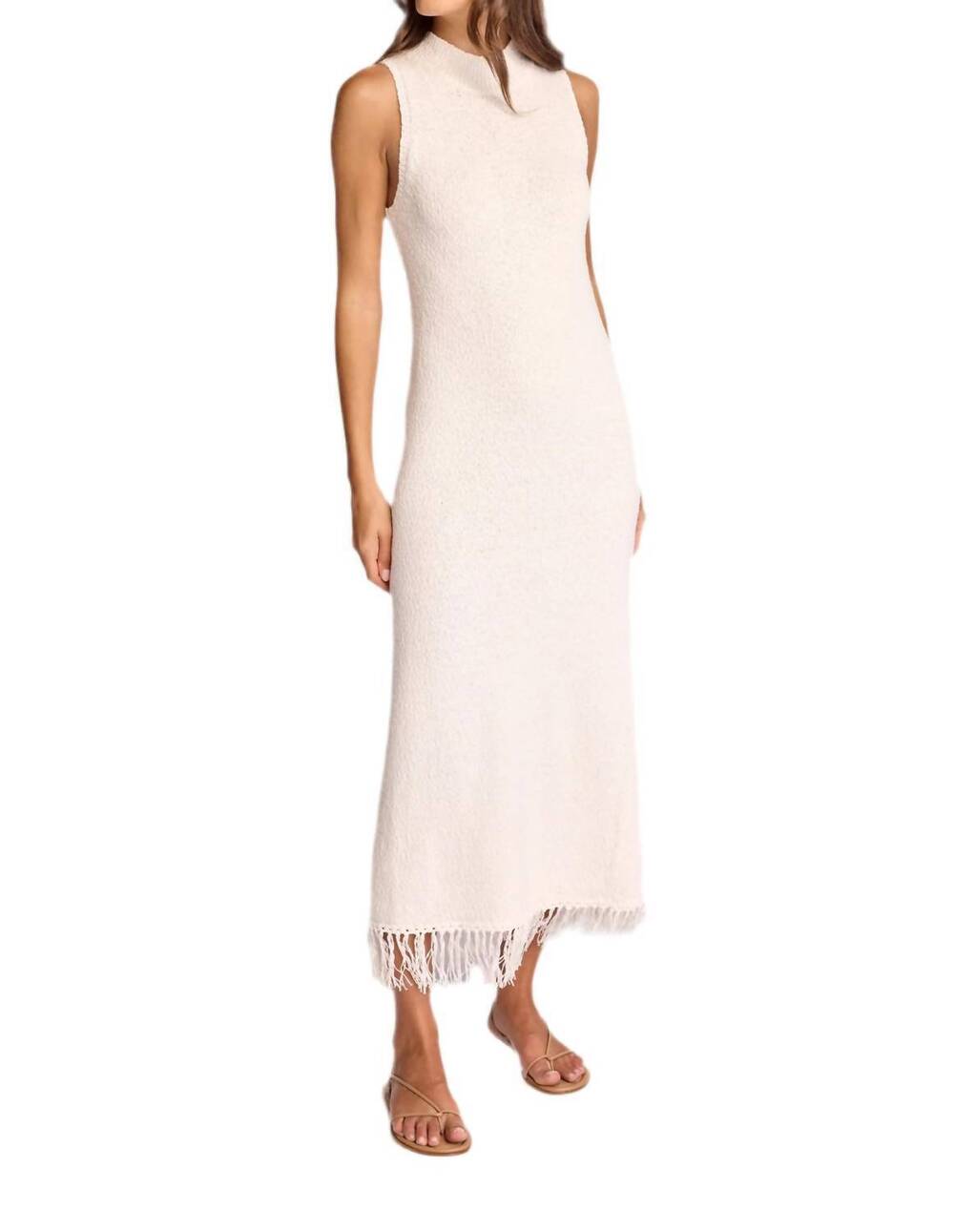NEW SUNDAYS india knit midi dress in cream